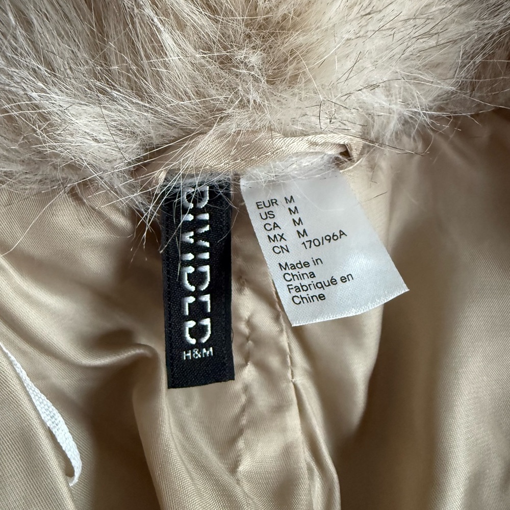 H&M Cropped Fur Coat - Picture 4 of 4